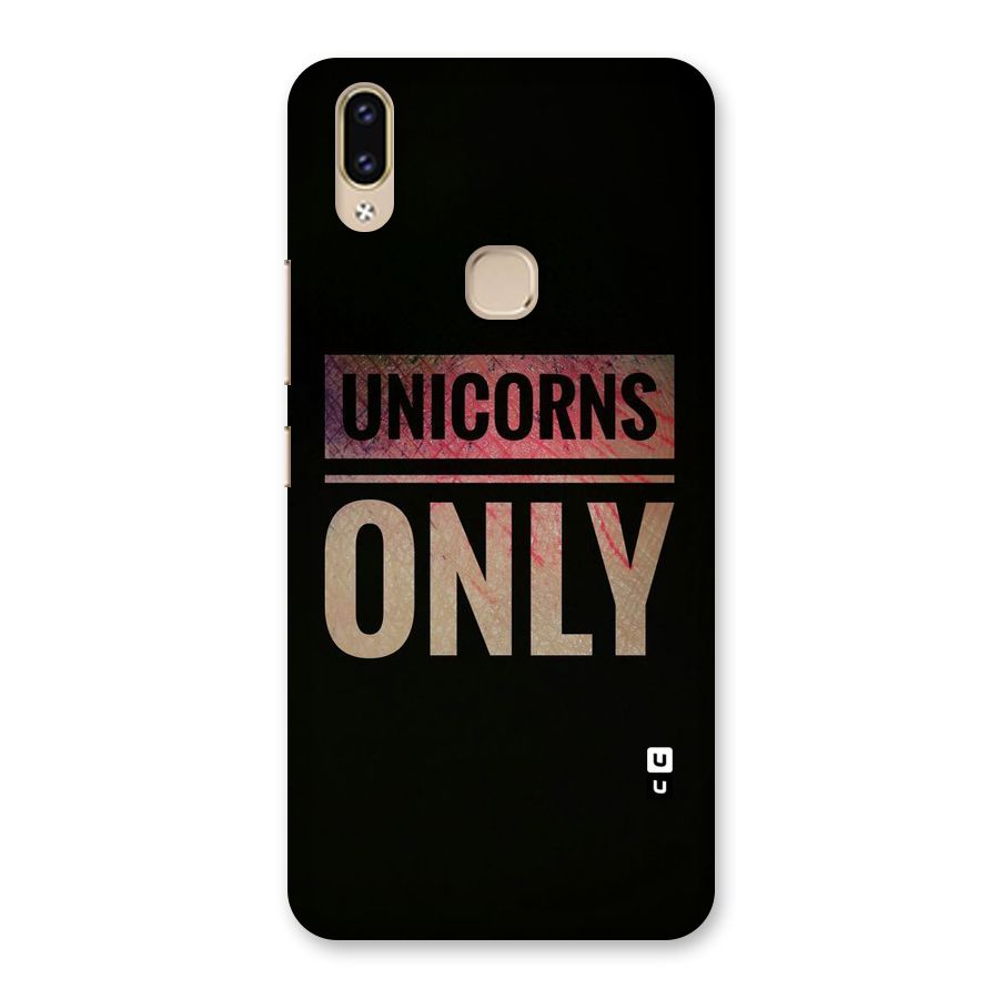 Unicorns Only Back Case for Vivo V9 Youth