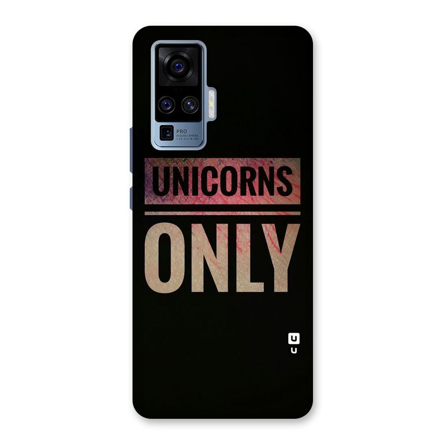 Unicorns Only Back Case for Vivo X50 Pro