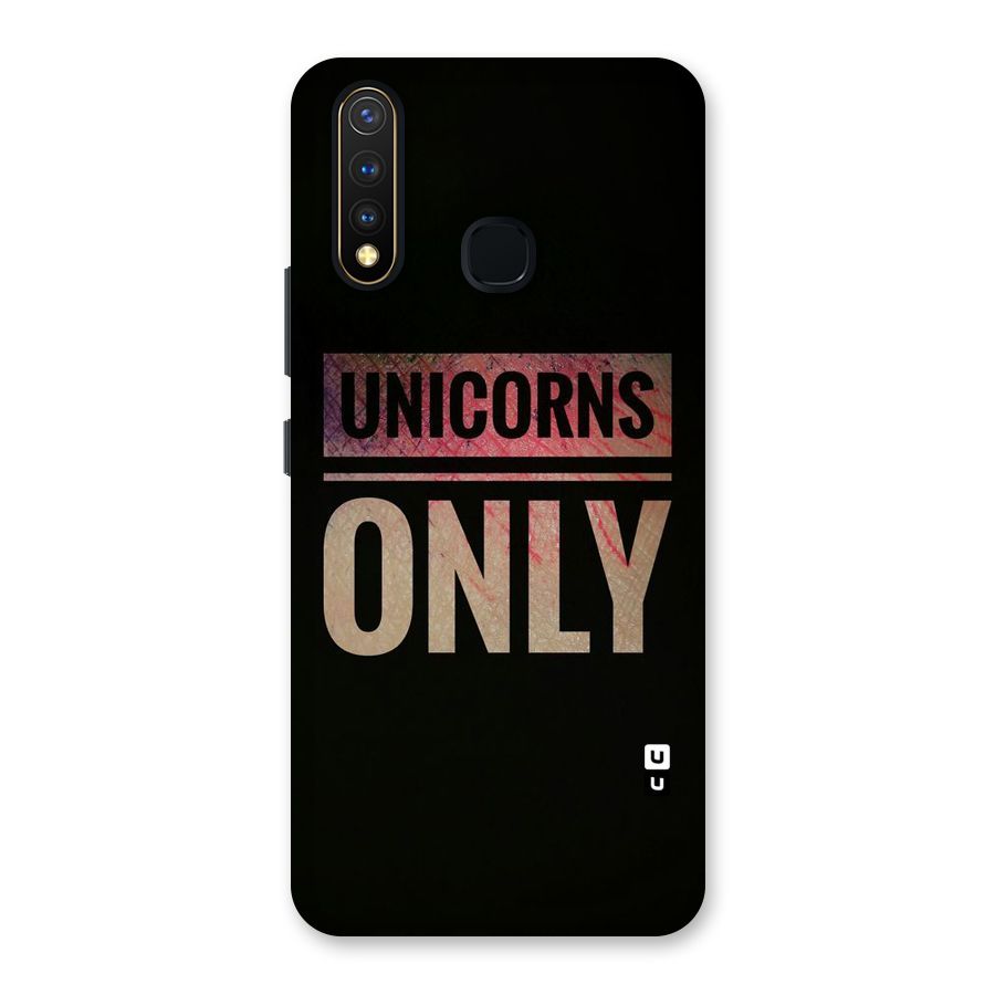 Unicorns Only Back Case for Vivo Y19