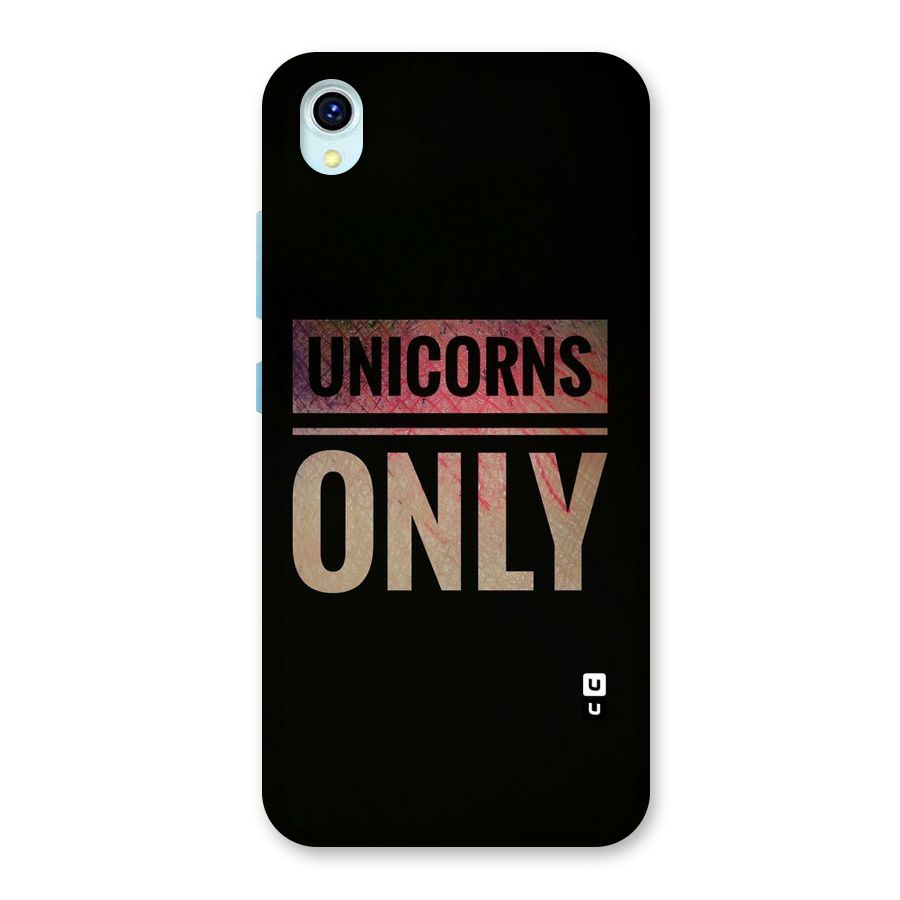 Unicorns Only Back Case for Vivo Y1s