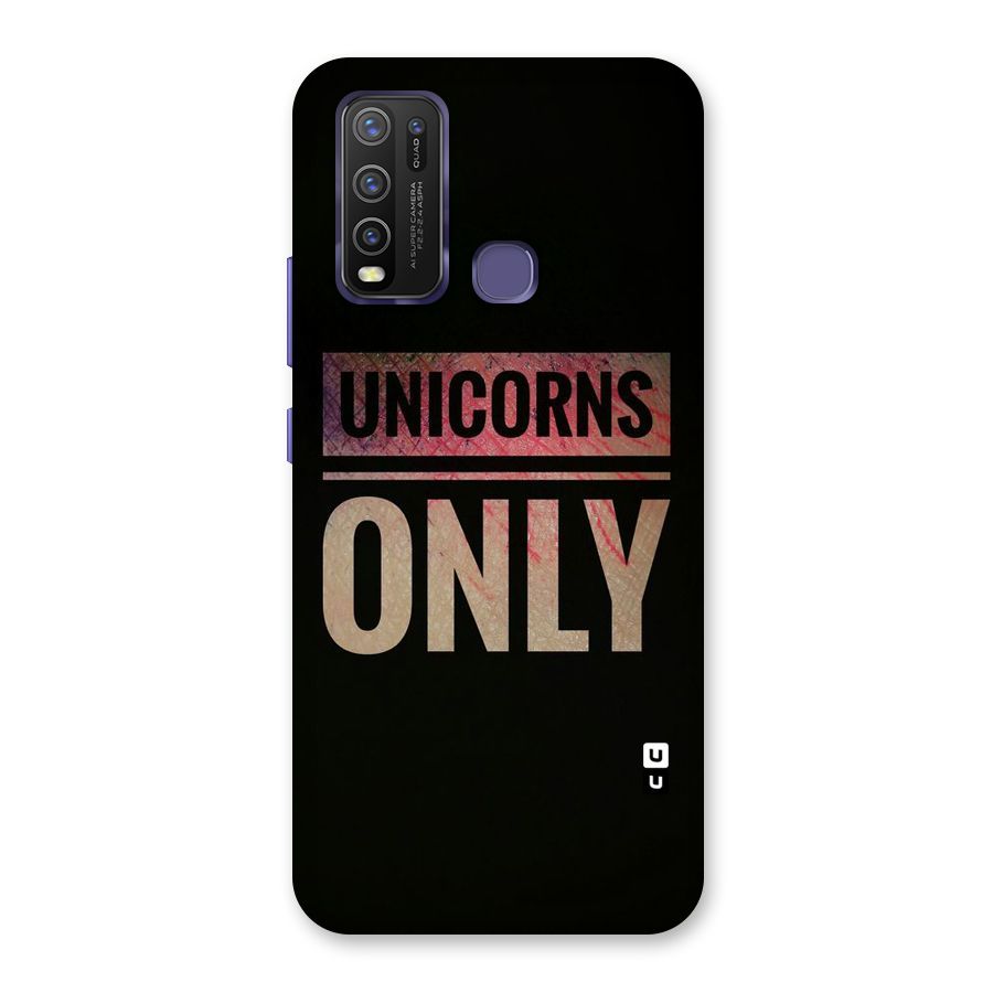 Unicorns Only Back Case for Vivo Y50