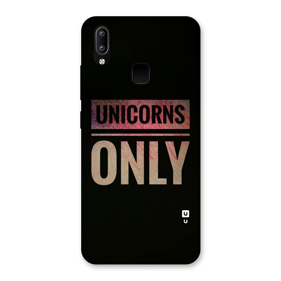 Unicorns Only Back Case for Vivo Y93