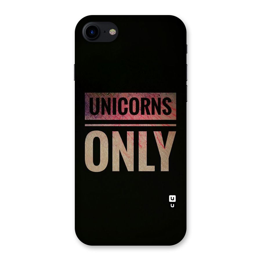Unicorns Only Back Case for iPhone SE 2020