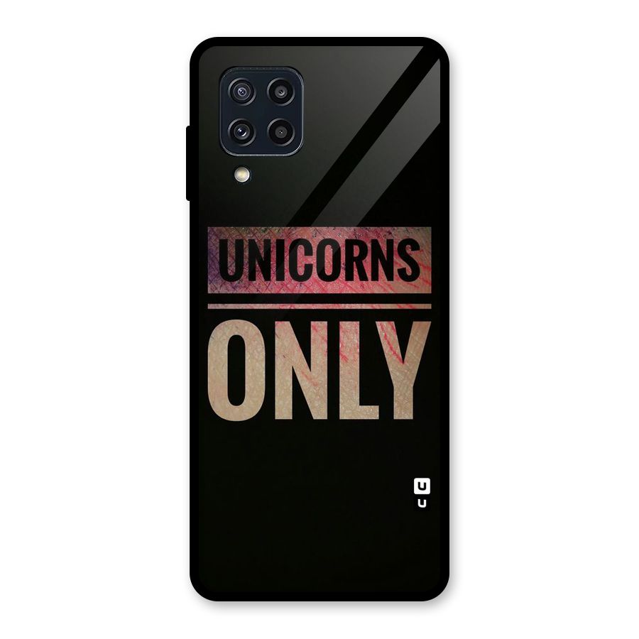 Unicorns Only Glass Back Case for Galaxy M32