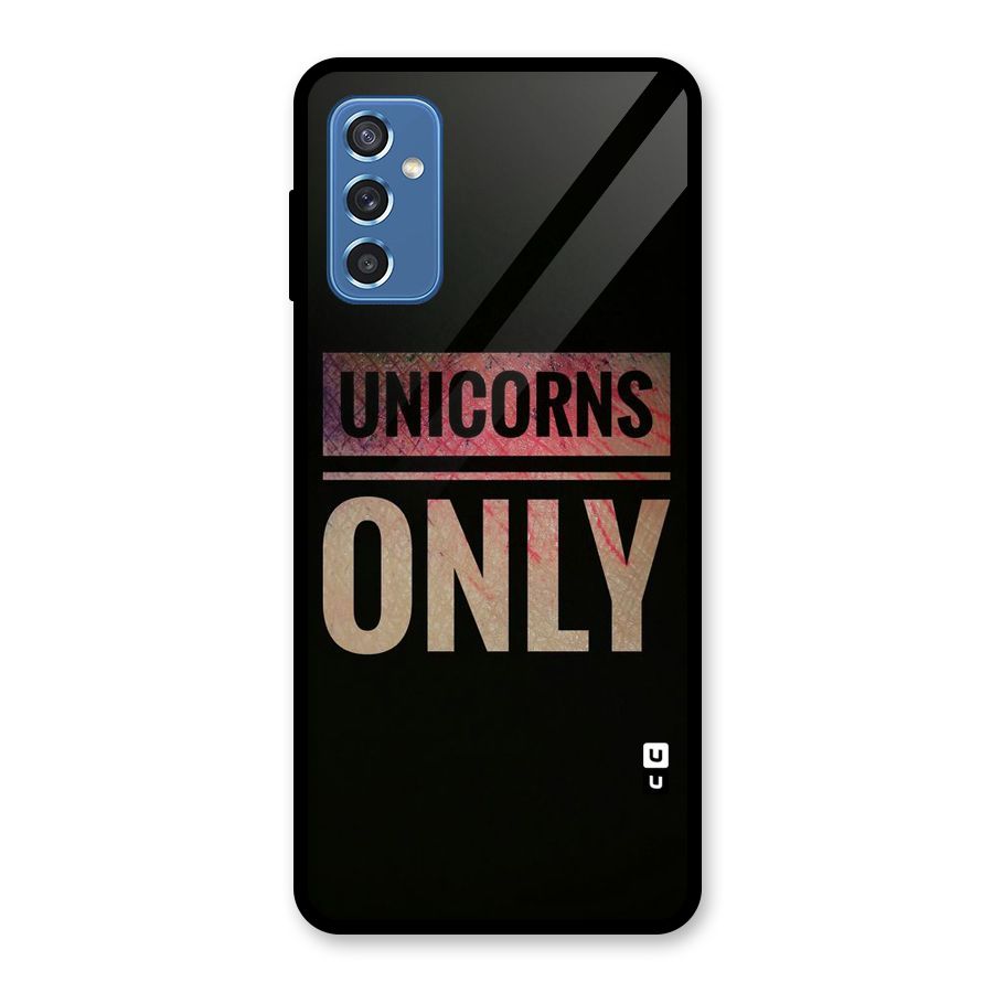 Unicorns Only Glass Back Case for Galaxy M52 5G