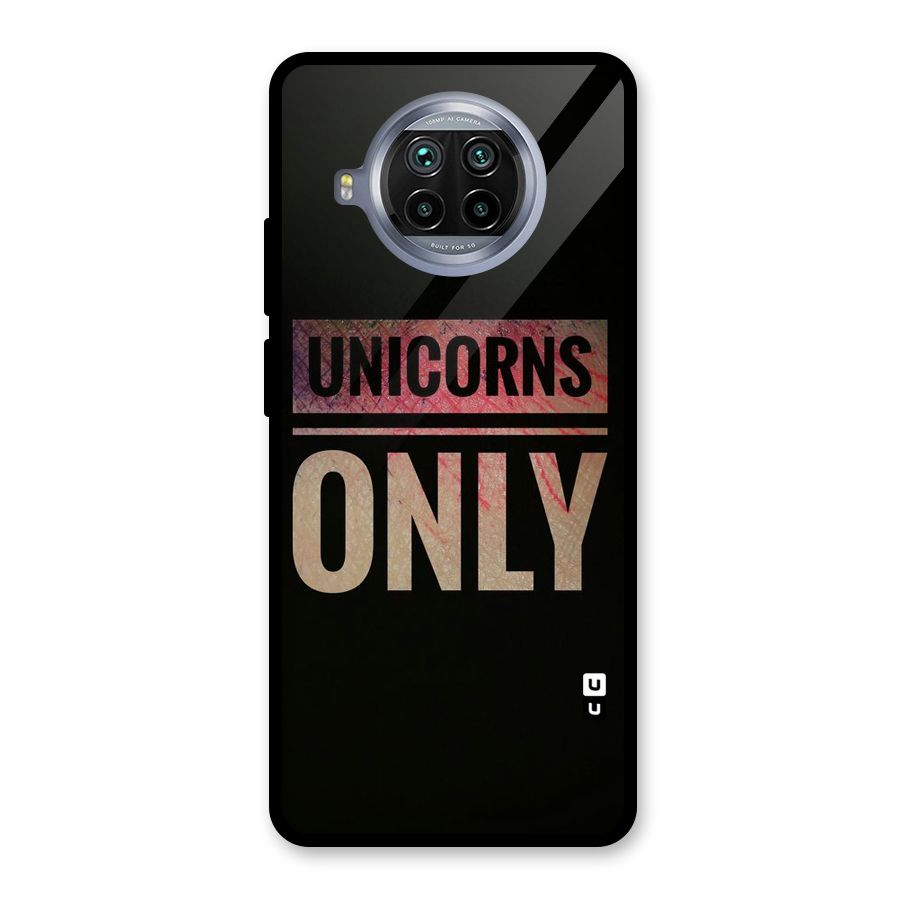 Unicorns Only Glass Back Case for Mi 10i