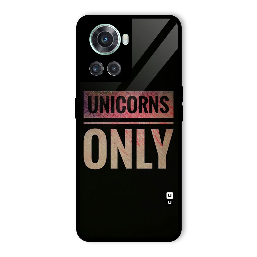 Unicorns Only Glass Back Case for OnePlus 10R