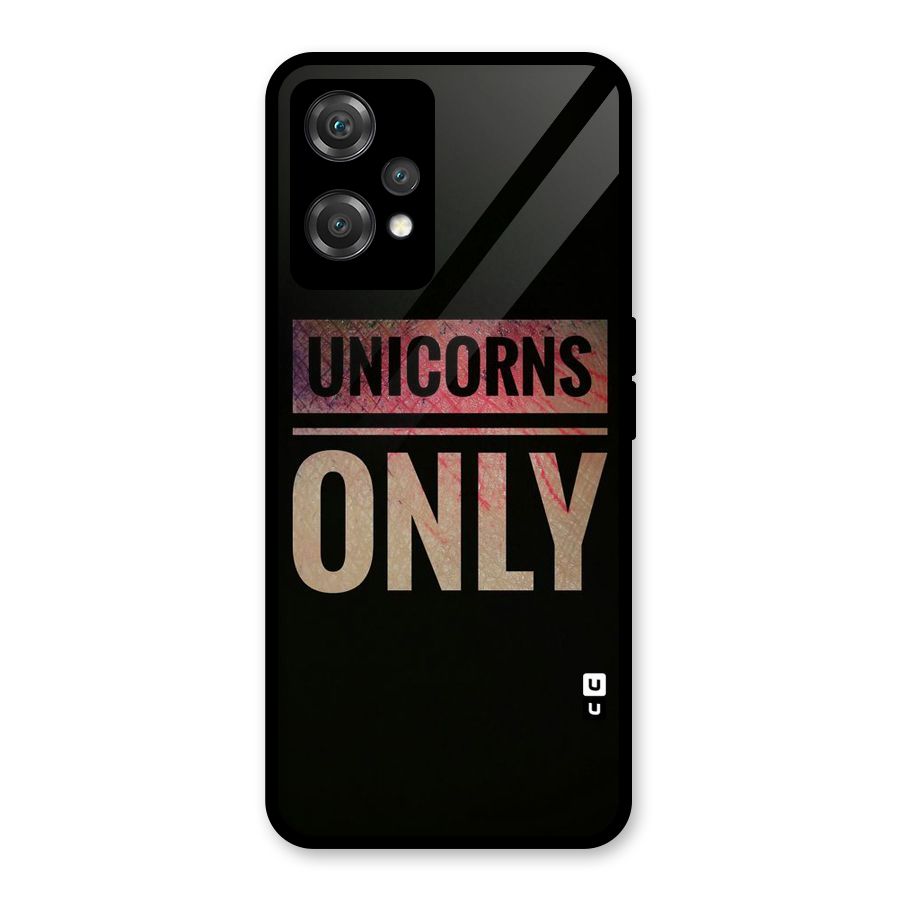 Unicorns Only Glass Back Case for OnePlus Nord CE 2 Lite 5G