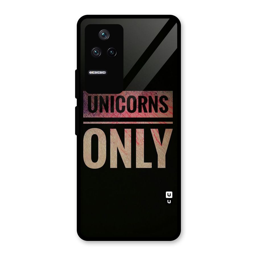 Unicorns Only Glass Back Case for Poco F4 5G
