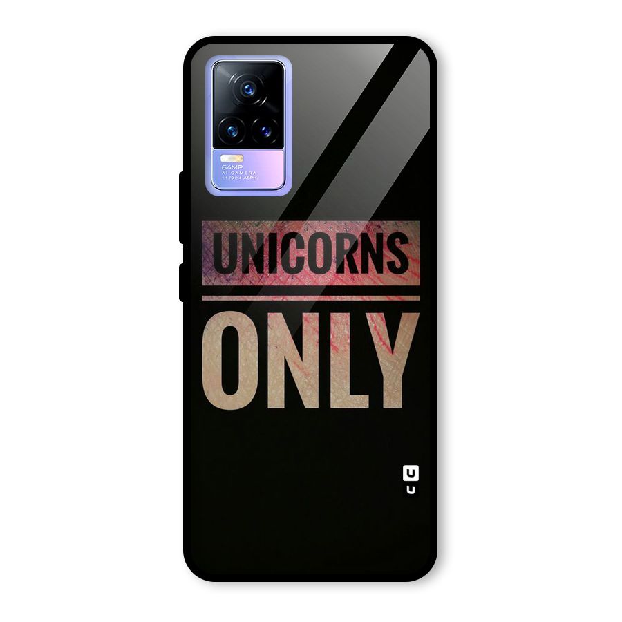 Unicorns Only Glass Back Case for Vivo Y73