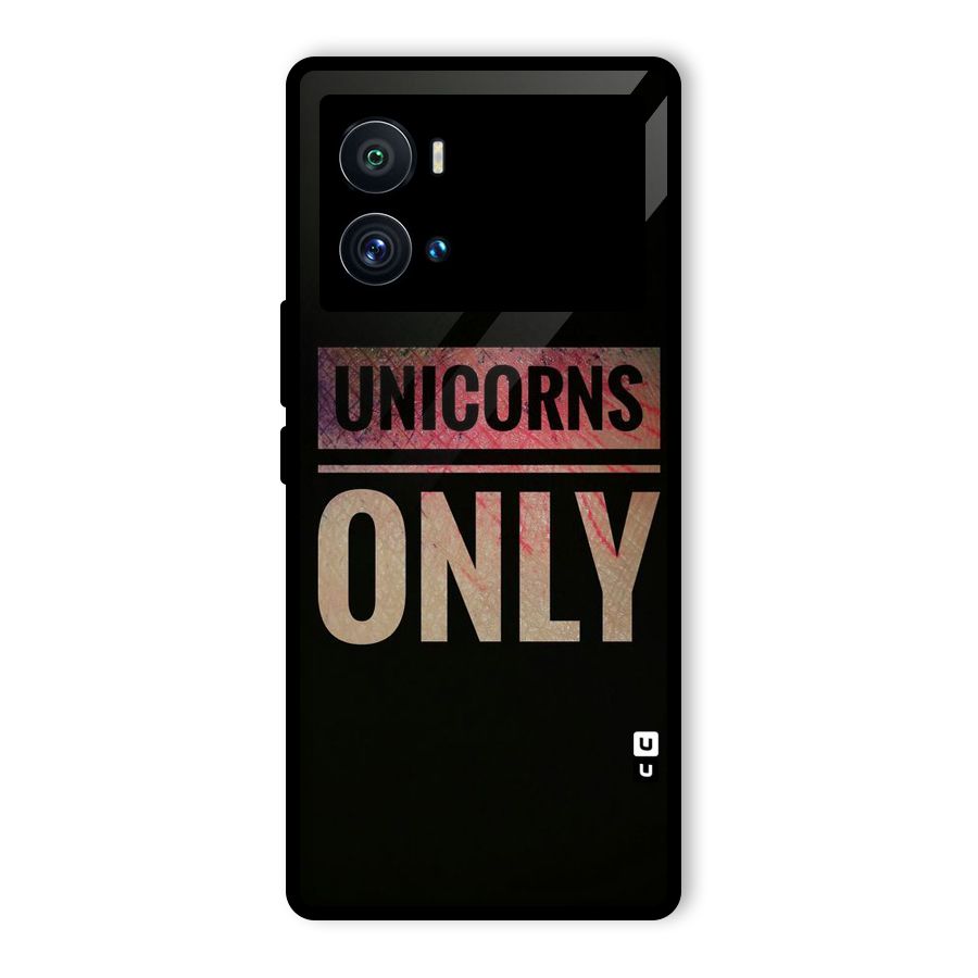Unicorns Only Glass Back Case for Vivo iQOO 9 Pro