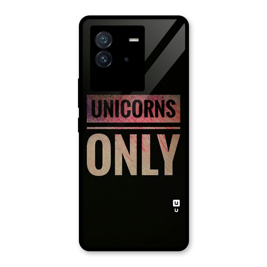 Unicorns Only Glass Back Case for Vivo iQOO Neo 6 5G