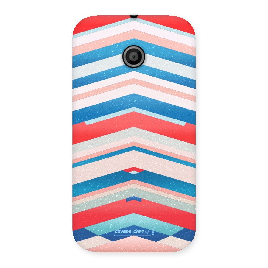 Unique Vibrant Colours Back Case for Moto E
