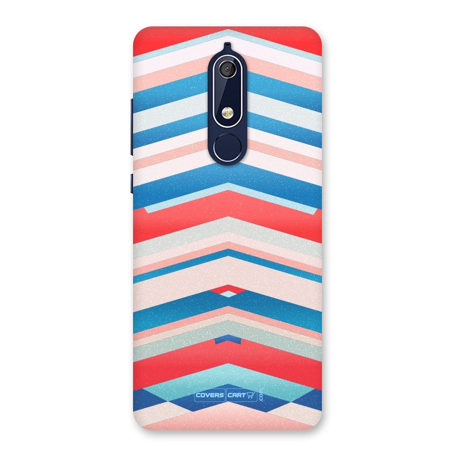 Unique Vibrant Colours Back Case for Nokia 5.1