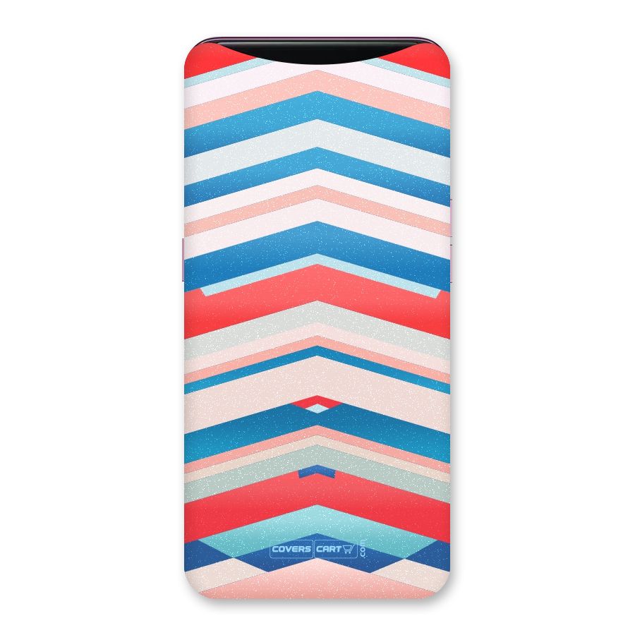 Unique Vibrant Colours Back Case for Oppo Find X