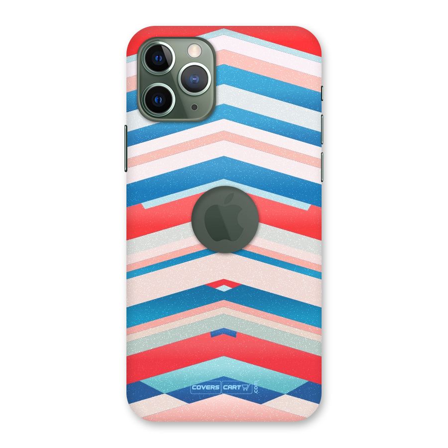 Unique Vibrant Colours Back Case for iPhone 11 Pro Logo  Cut