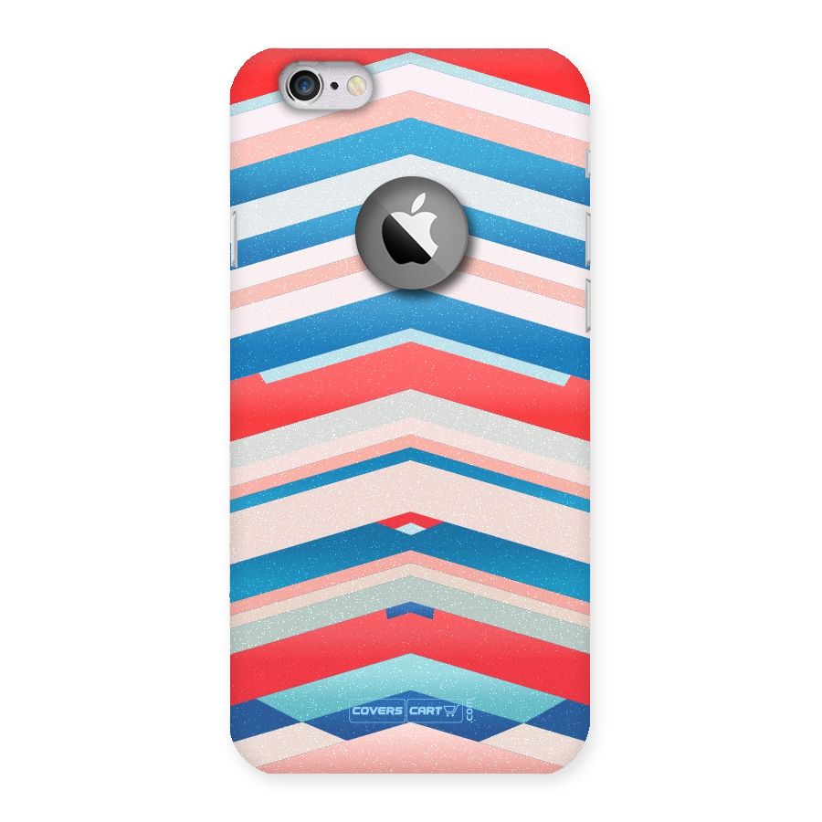 Unique Vibrant Colours Back Case for iPhone 6 Logo Cut