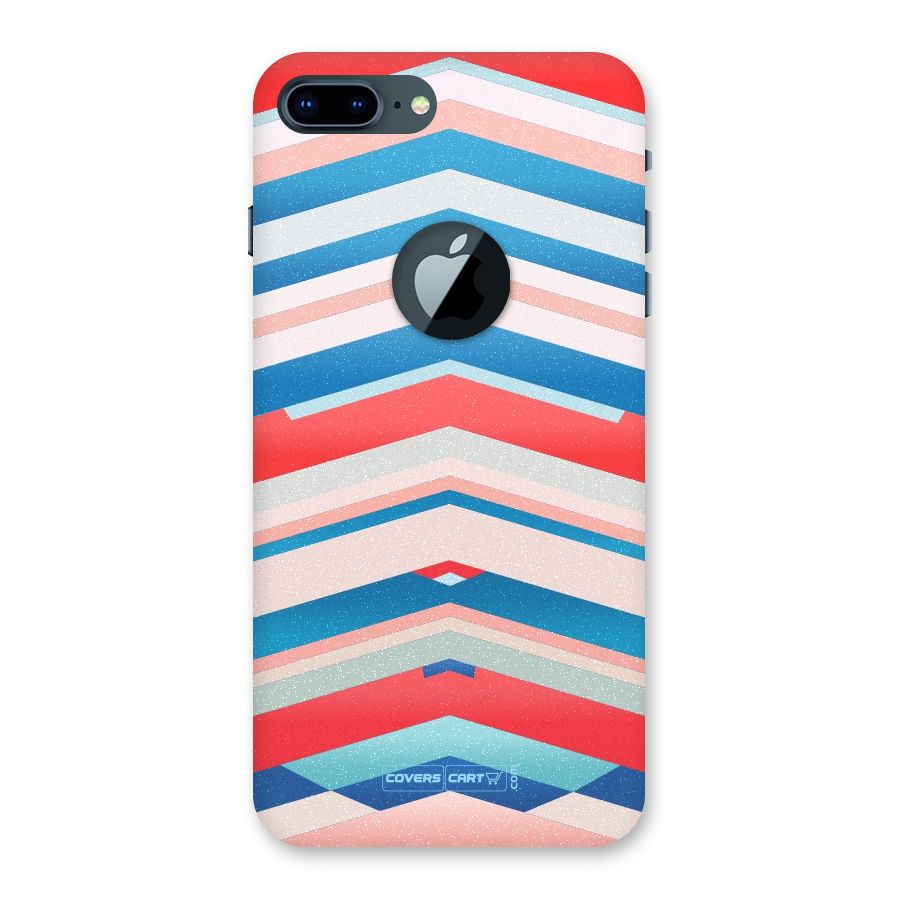 Unique Vibrant Colours Back Case for iPhone 7 Plus Logo Cut