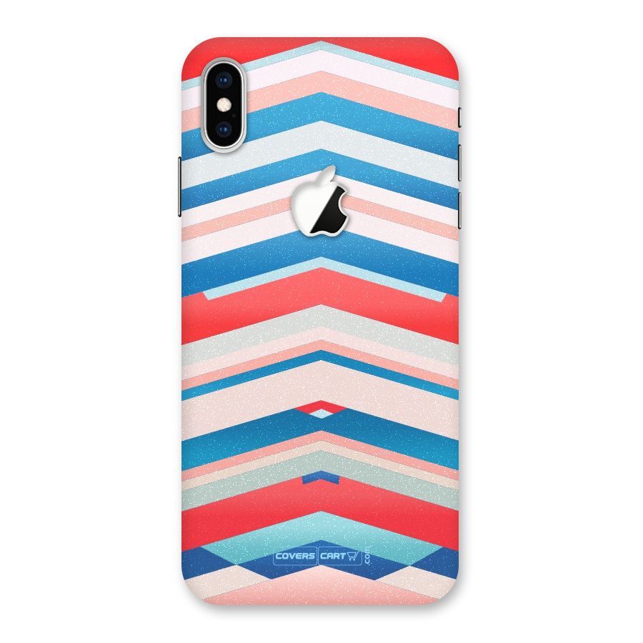 Unique Vibrant Colours Back Case for iPhone XS Max Apple Cut