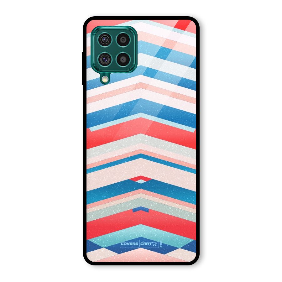 Unique Vibrant Colours Glass Back Case for Galaxy F62