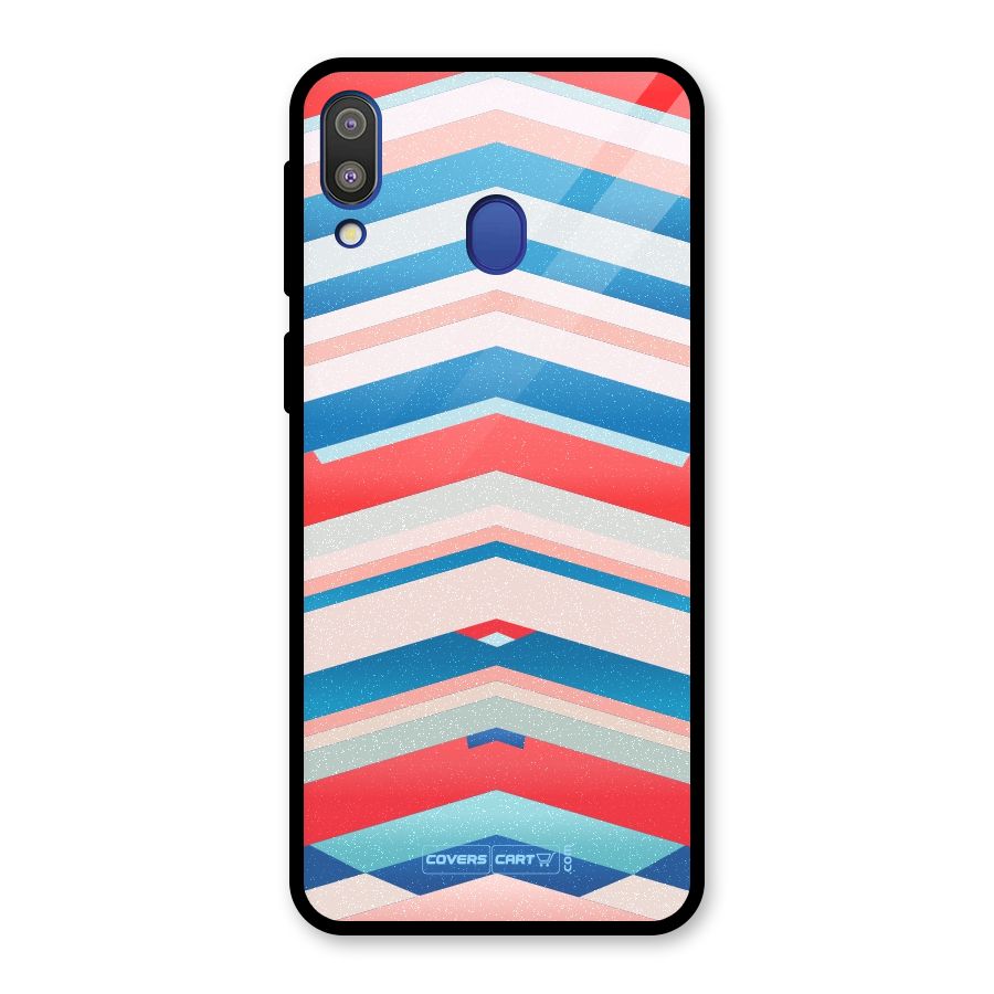 Unique Vibrant Colours Glass Back Case for Galaxy M20