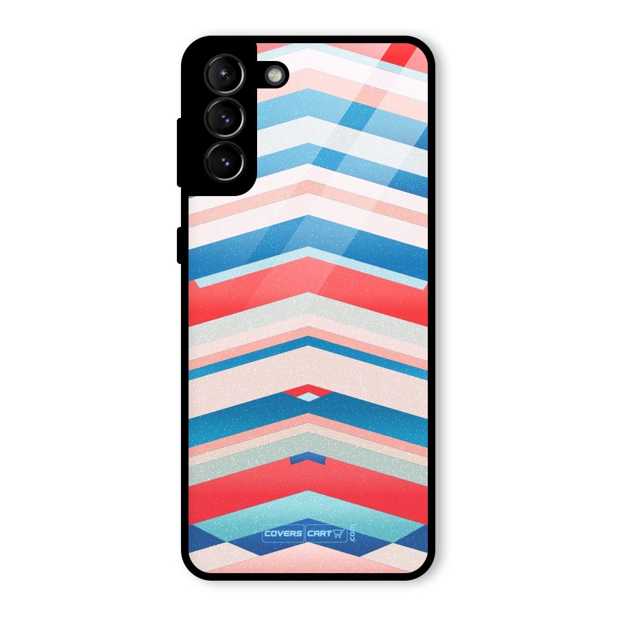 Unique Vibrant Colours Glass Back Case for Galaxy S21 Plus