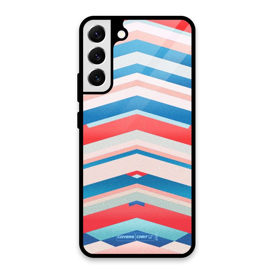 Unique Vibrant Colours Glass Back Case for Galaxy S22 Plus 5G