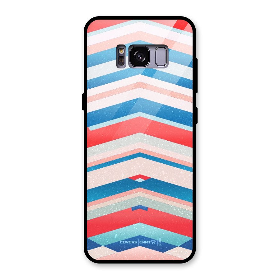 Unique Vibrant Colours Glass Back Case for Galaxy S8