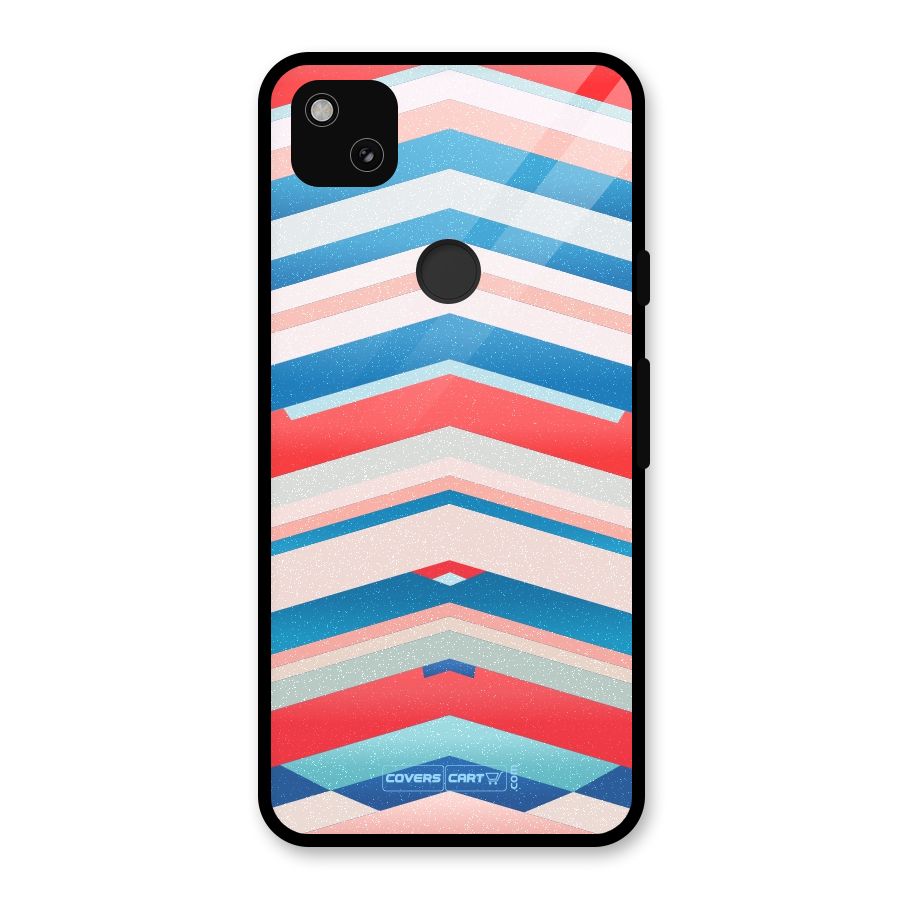 Unique Vibrant Colours Glass Back Case for Google Pixel 4a