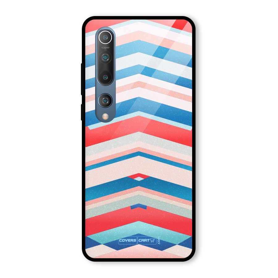 Unique Vibrant Colours Glass Back Case for Mi 10