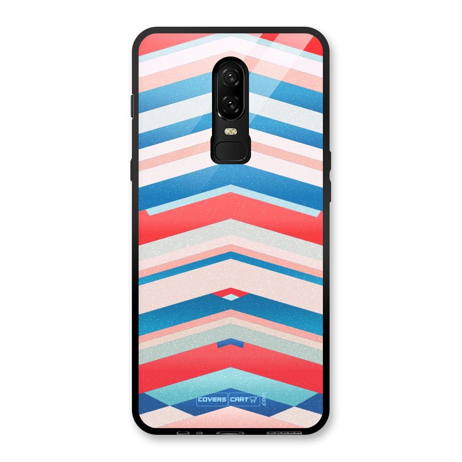 Unique Vibrant Colours Glass Back Case for OnePlus 6