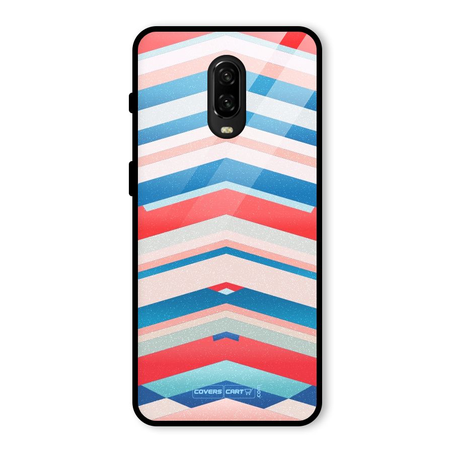 Unique Vibrant Colours Glass Back Case for OnePlus 6T