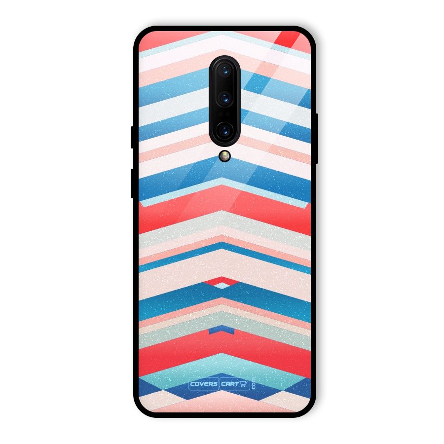 Unique Vibrant Colours Glass Back Case for OnePlus 7 Pro