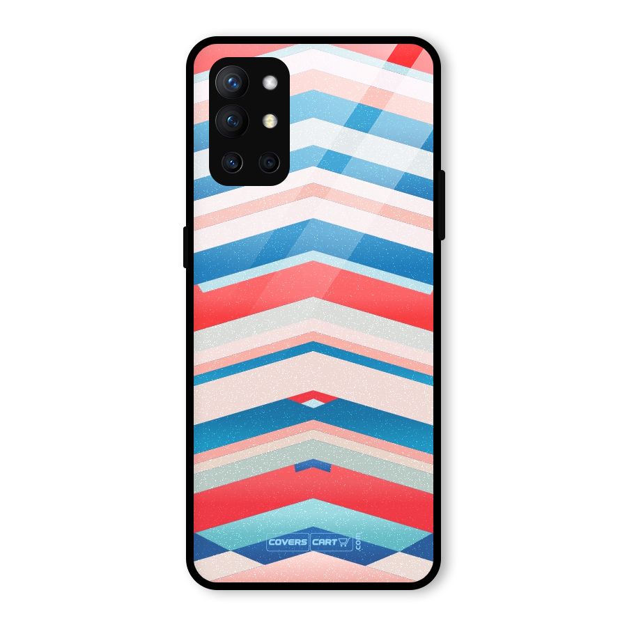 Unique Vibrant Colours Glass Back Case for OnePlus 9R
