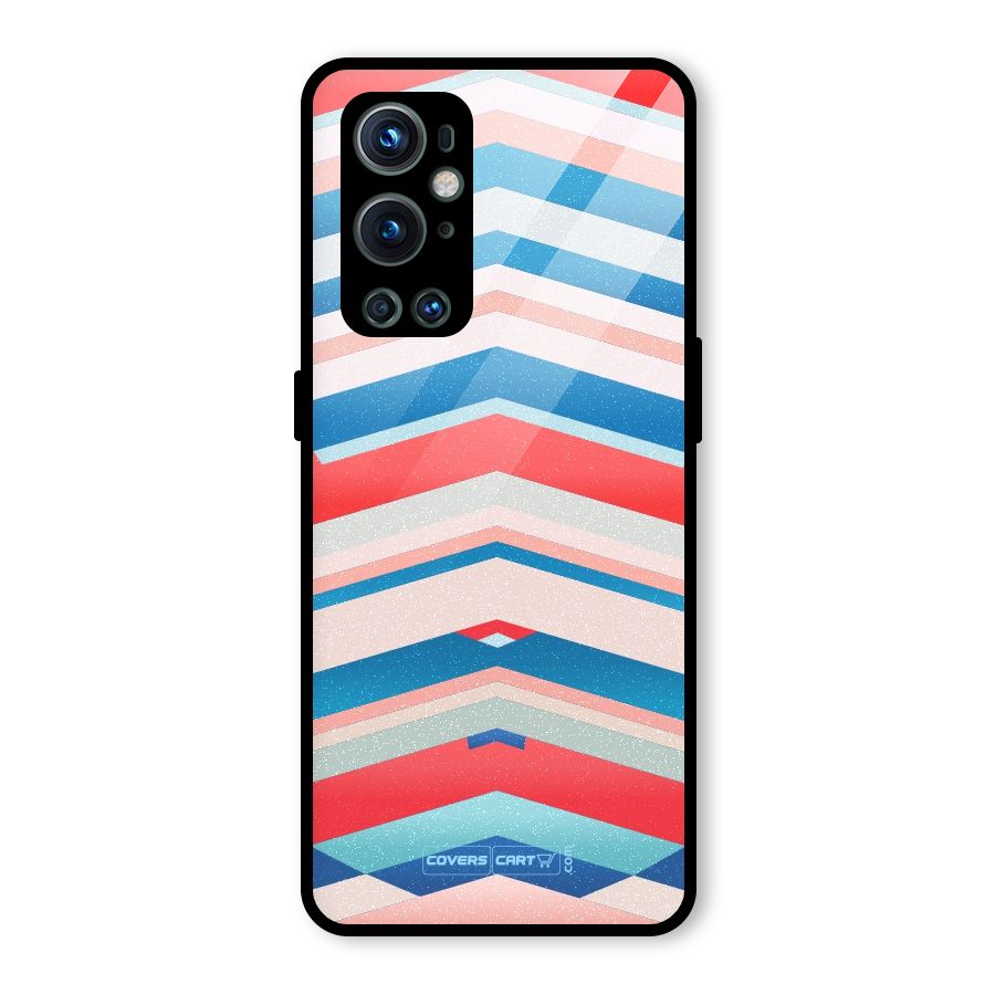 Unique Vibrant Colours Glass Back Case for OnePlus 9 Pro