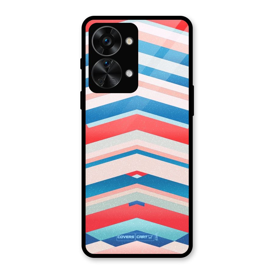 Unique Vibrant Colours Glass Back Case for OnePlus Nord 2T