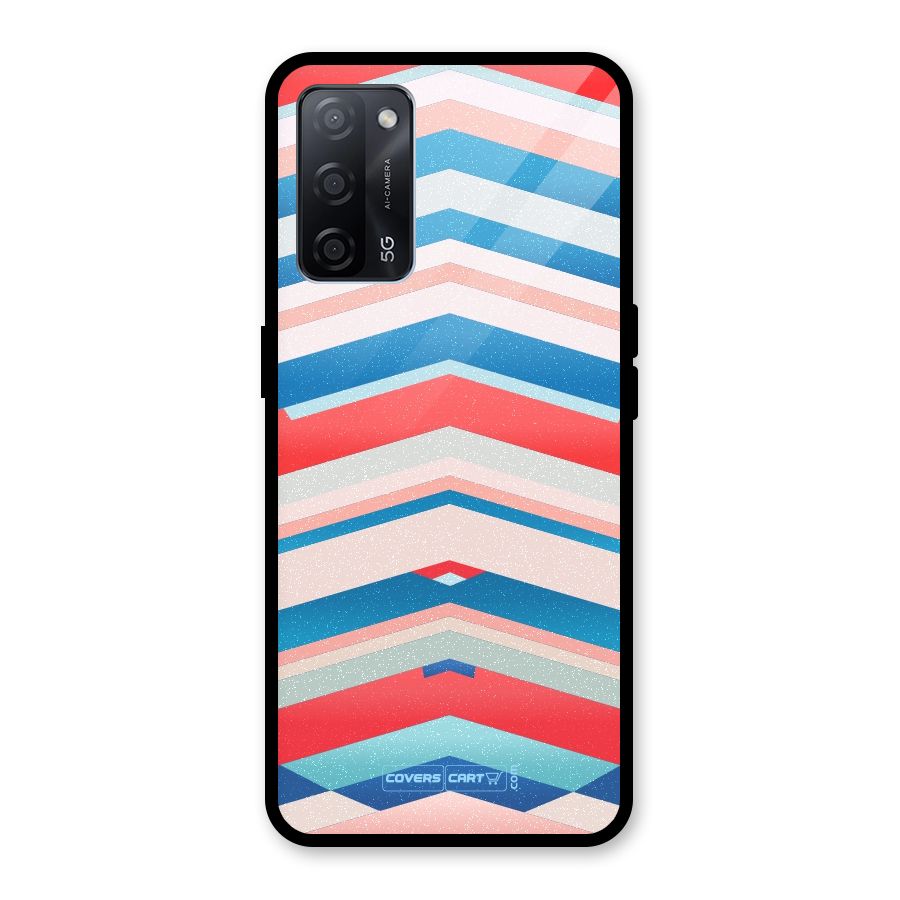 Unique Vibrant Colours Glass Back Case for Oppo A53s 5G