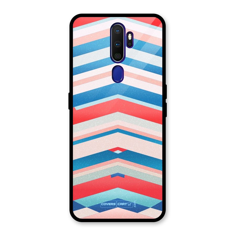 Unique Vibrant Colours Glass Back Case for Oppo A9 (2020)