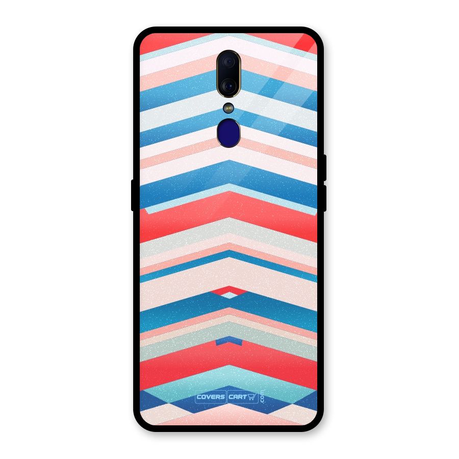 Unique Vibrant Colours Glass Back Case for Oppo F11