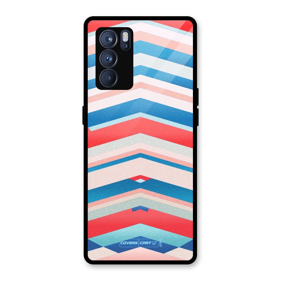Unique Vibrant Colours Glass Back Case for Oppo Reno6 Pro 5G