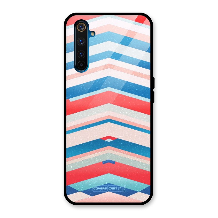 Unique Vibrant Colours Glass Back Case for Realme 6 Pro