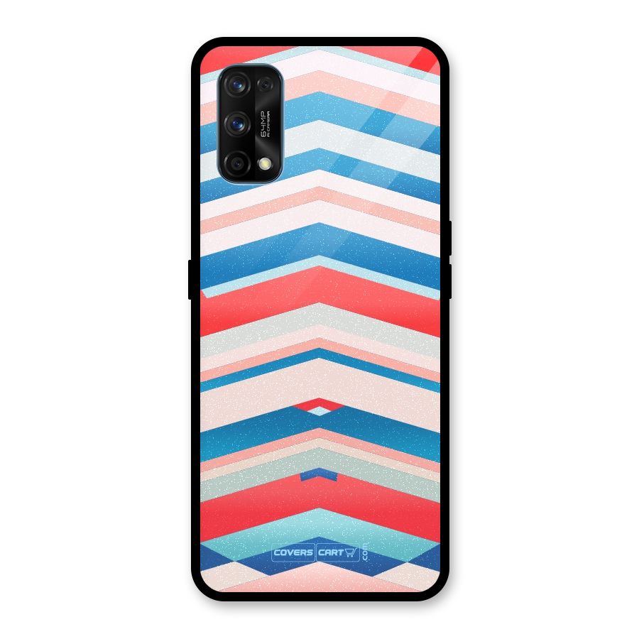 Unique Vibrant Colours Glass Back Case for Realme 7 Pro