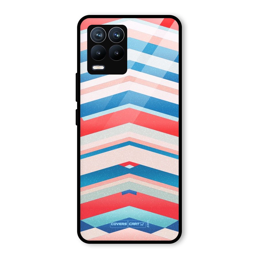 Unique Vibrant Colours Glass Back Case for Realme 8 Pro