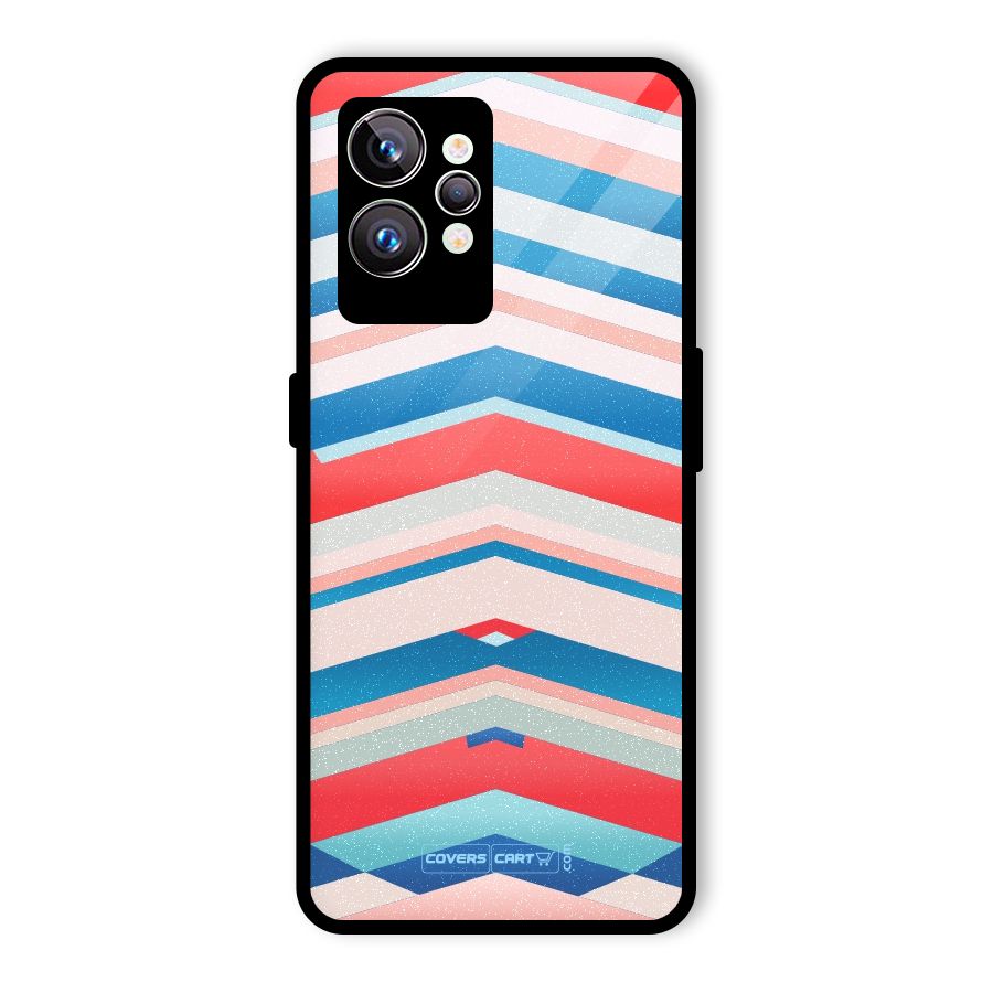 Unique Vibrant Colours Glass Back Case for Realme GT2 Pro