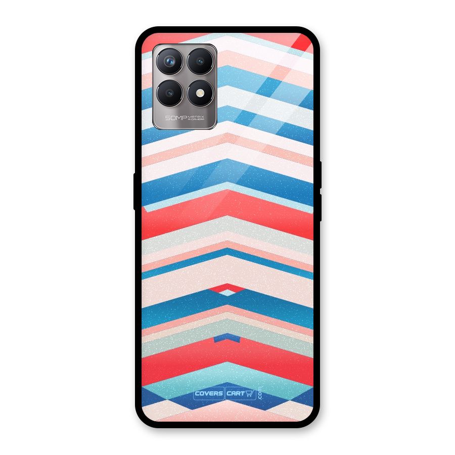 Unique Vibrant Colours Glass Back Case for Realme Narzo 50