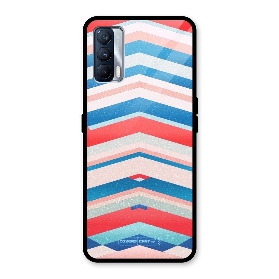 Unique Vibrant Colours Glass Back Case for Realme X7