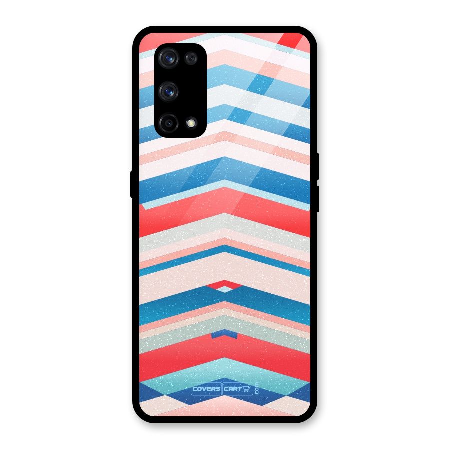 Unique Vibrant Colours Glass Back Case for Realme X7 Pro