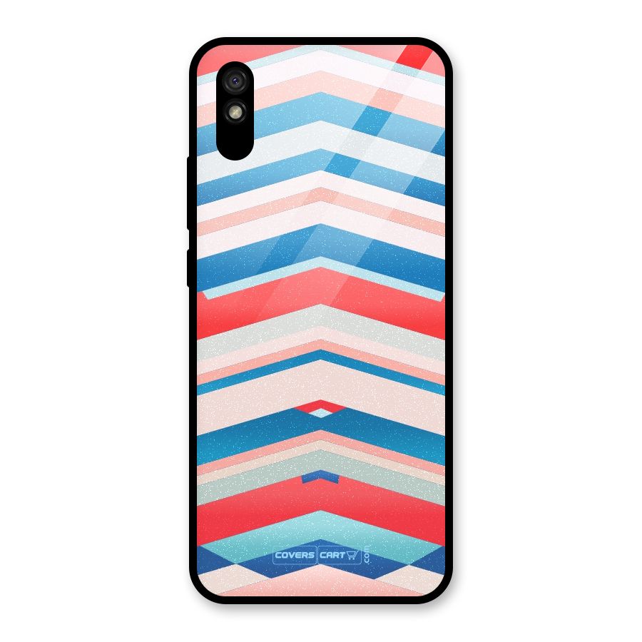 Unique Vibrant Colours Glass Back Case for Redmi 9A