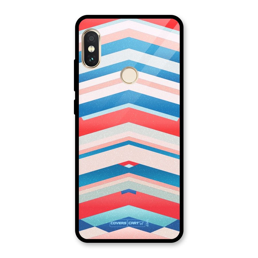 Unique Vibrant Colours Glass Back Case for Redmi Note 5 Pro