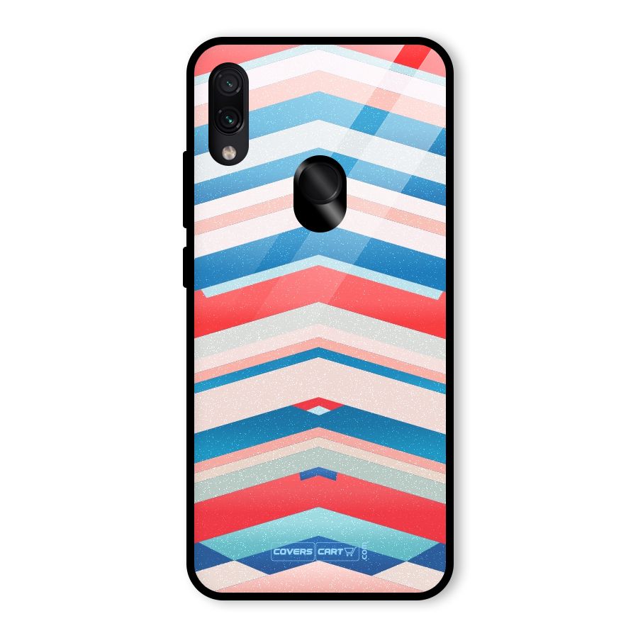 Unique Vibrant Colours Glass Back Case for Redmi Note 7S
